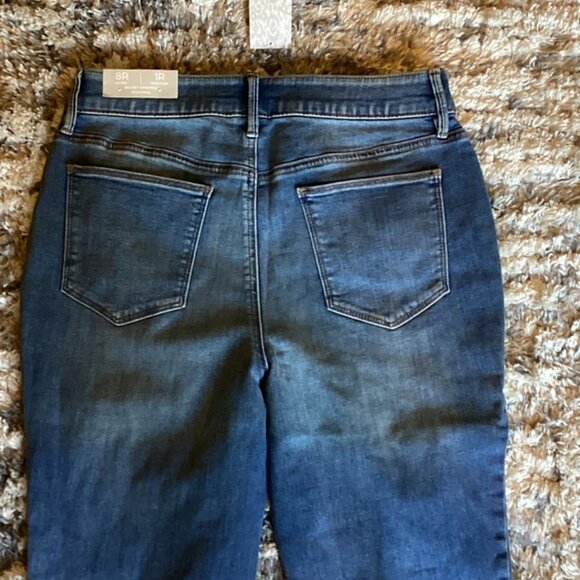 CHICO'S Blue Secret Stretch Waist Jean Jeggings Women’s Size 1R NWT - Picture 6 of 7